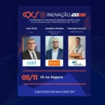 Aldo Pires, CEO da ADD; Jonathas Mendes, Head de IA, D&A e Salesforce da Pottencial Seguradora; e Marcello Accioly, Diretor Executivo da Nova IT, participam do painel “IA no Seguro” Notícias,Pottencial Seguradora,Pottencial,Salesforce,add,Nova IT