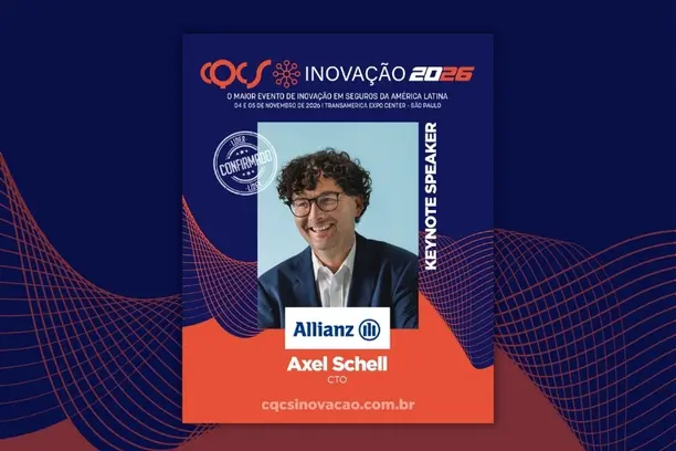 Axel Schell, CTO da Allianz Technology, é Keynote Speaker do CQCS Inovação 2026 Notícias,CQCS Inovação 2026,Allianz Technology
