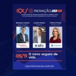 Bernardo Castello, Diretor-presidente da Bradesco Vida e Previdência; Luciano Soares, Presidente da Icatu Seguros; e Patricia Freitas, CEO e Presidente da Prudential do Brasil, são lideranças confirmadas no painel “O Novo Seguro de Vida”, do CQCS Inovação 2026 Notícias,Bradesco Seguros,Prudential,Icatu Seguros,CQCS Inovação 2026