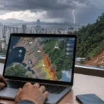 CNseg amplia Ferramenta de Riscos Climáticos com análise de deslizamentos e raios Notícias,CNSEG