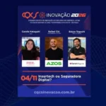 CQCS Inovação 2026: Camila Kataguiri, CEO da Pier, Edson Toguchi, CEO e sócio da Darwin Seguros, e Rafael Cló, Cofundador e CEO da Azos, discutem os novos modelos de negócios do seguro no painel “Insurtech ou Seguradora Digital?” Notícias,CQCS Inovação,Pier,azos