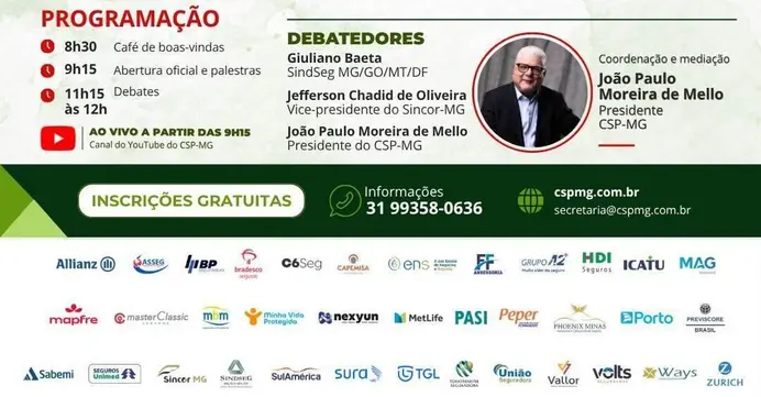 CSP-MG promove seminário para debater desafios e tendências da saúde suplementar Notícias,ANS,CSP-MG,Sindseg MJ/GO/MT/DF,Fenasaude
