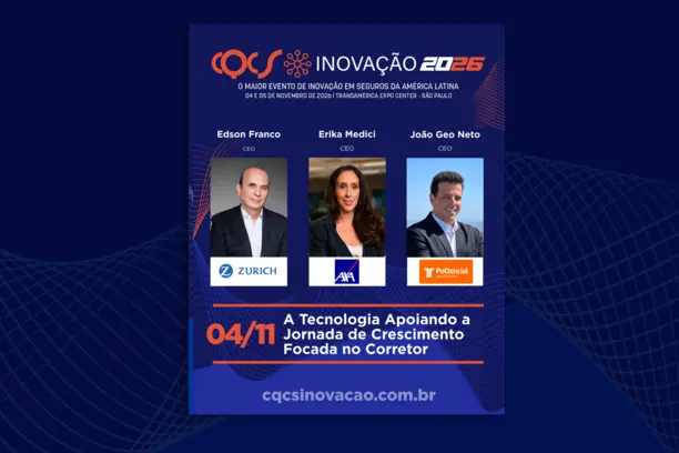 Edson Franco, Erika Medici e João Geo Neto discutem tecnologia e estratégias de crescimento para corretores no CQCS Inovação 2026 Notícias