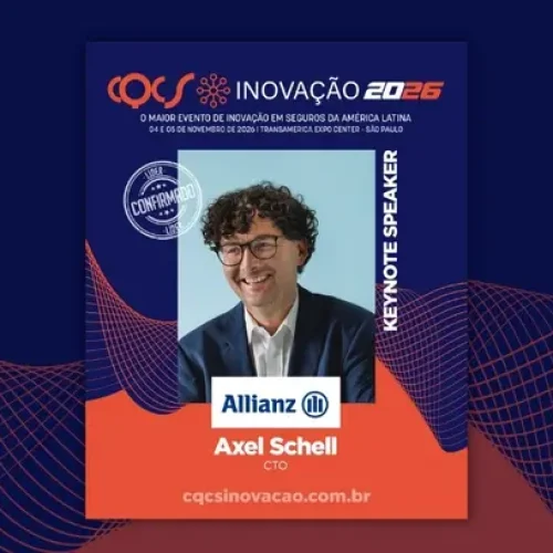 Axel Schell, CTO da Allianz Technology, é Keynote Speaker do CQCS Inovação 2026 Notícias,CQCS Inovação 2026,Allianz Technology