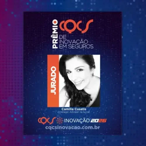 Camilla Cusatis, fundadora da Lucce, leva experiência em estratégia e inovação para banca do Prêmio CQCS de Inovação em Seguros Notícias,Prêmio CQCS de Inovação em Seguros,Camilla Cusatis,Lucce,CQCS Inovação,CQCS Inovação 2026