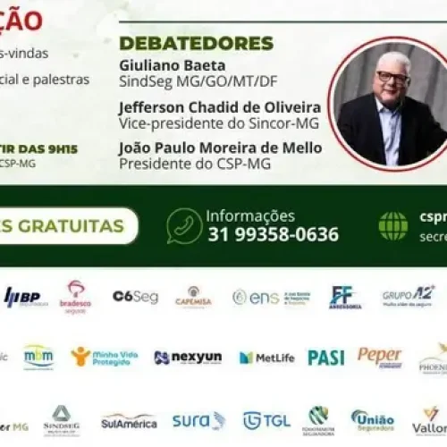 CSP-MG promove seminário para debater desafios e tendências da saúde suplementar Notícias,ANS,CSP-MG,Sindseg MJ/GO/MT/DF,Fenasaude