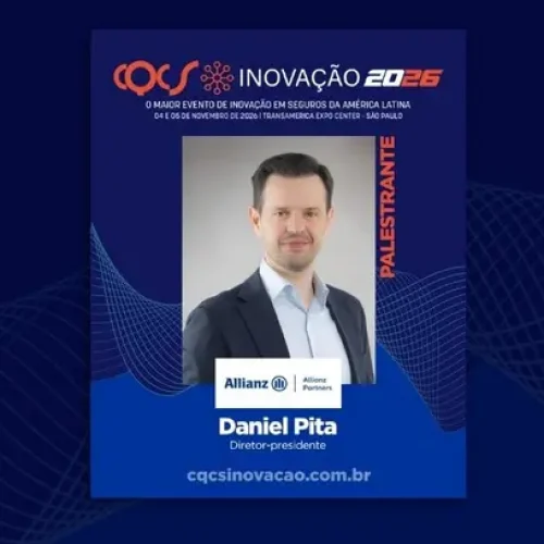 Daniel Pita, diretor-presidente da Allianz Partners Brasil e América Latina, está confirmado no Painel de Líderes do CQCS Inovação 2026 Notícias,Allianz,CQCS Inovação 2026
