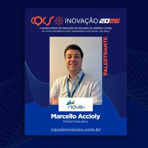 Inteligência artificial nos negócios: Marcello Accioly, diretor executivo da Nova IT, é confirmado como palestrante no CQCS Inovação 2026 Notícias,CQCS Inovação 2026,Nova IT