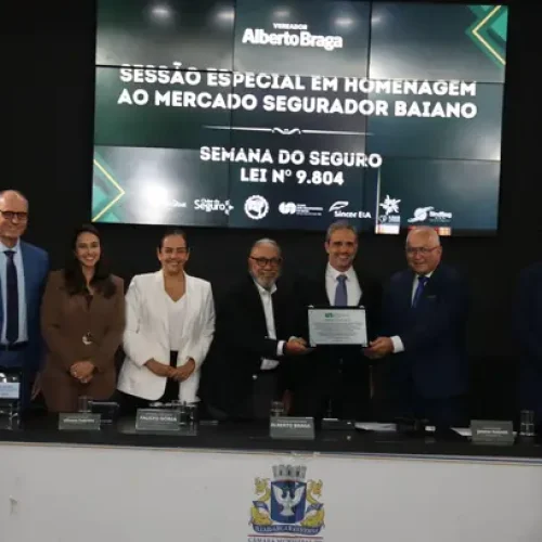 Sessão solene marca abertura da Semana do Seguro em Salvador e destaca a importância da proteção para a sociedade Notícias,Sincor Bahia,Sindseg BA/TO/SE,Clube dos Seguradores da Bahia,CSP Bahia