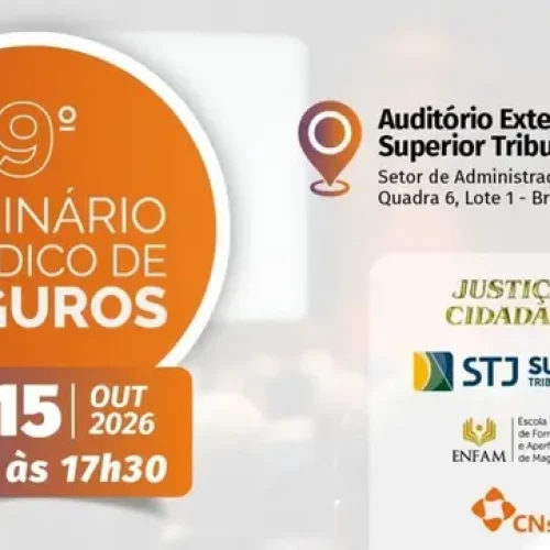 STJ recebe 9º Seminário Jurídico de Seguros Eventos,Notícias,Seguros,9º Seminário Jurídico de Seguros,cnseg,Lei nº 15.040/2024,stj