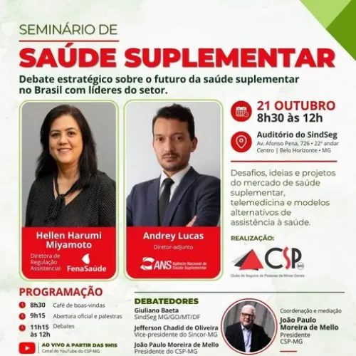 CSP-MG realiza seminário sobre saúde suplementar Eventos,Notícias,Saúde,ans,csp-mg,eventos,saúde suplementar