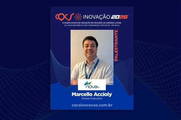 Inteligência artificial nos negócios: Marcello Accioly, diretor executivo da Nova IT, é confirmado como palestrante no CQCS Inovação 2026 Notícias,CQCS Inovação 2026,Nova IT
