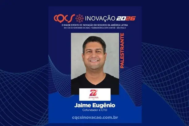 Jaime Eugênio, cofundador e CTO da Zyntra AI, é palestrante do CQCS Inovação 2026 Notícias,CQCS Inovação 2026
