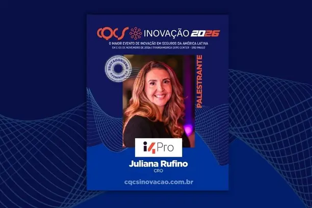 Juliana Rufino, CRO da i4Pro, é confirmada como palestrante do CQCS Inovação 2026 Notícias,CQCS,I4PRO