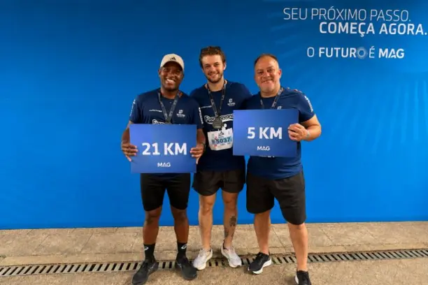 MAG Seguros reforça presença e incentivo ao bem-estar durante corrida de rua em Uberlândia  Notícias,FUTEL,MAG,MAG Seguros