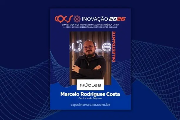 Marcelo Rodrigues Costa, gerente de Seguros da Núclea, será palestrante do CQCS Inovação 2026 Notícias,Núclea,CQCS Inovação 2026,CQCS Inovação