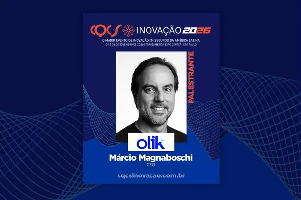 Márcio Magnaboschi, CEO e cofundador da Olik, é confirmado como palestrante do CQCS Inovação 2026 Notícias,Olik,CQCS Inovação 2026,Oliv