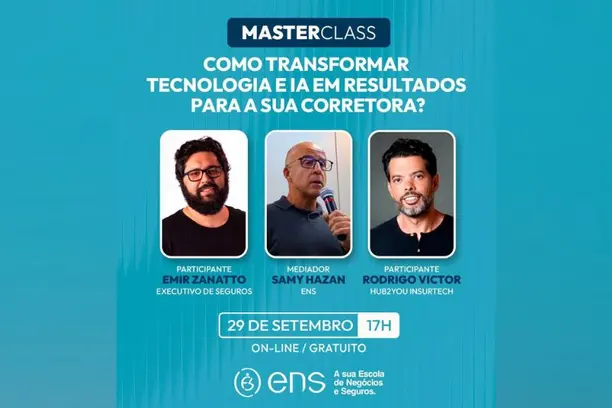 Master Class da ENS debate uso de tecnologia e IA para gerar resultados nas corretoras Notícias,Escola de Negócios e Seguros,ENS