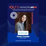 Paola Casado, da ENS, integra Protagonismo Feminino 2.0 no CQCS Inovação 2026 Notícias,ENS,CQCS Inovação 2026