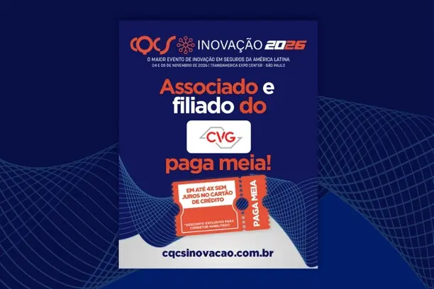 Parceria entre CVG-RJ e CQCS Inovação 2026 garante meia-entrada para corretores associados da entidade Notícias,CQCS Inovação 2026,CVG-RJ