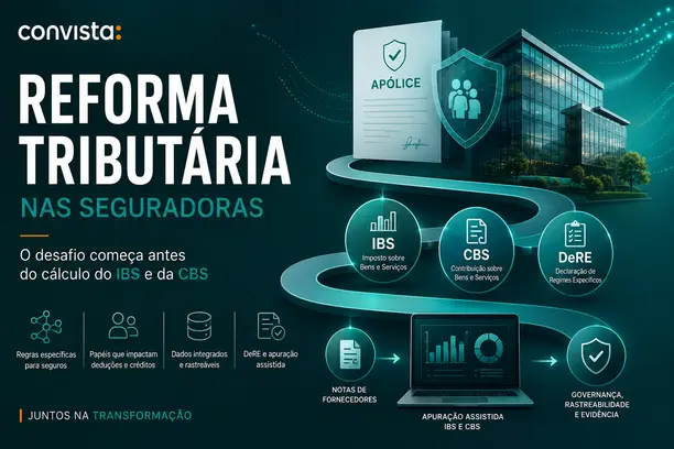 Reforma Tributária nas Seguradoras: o desafio começa antes do cálculo do IBS e da CBS Notícias,Convista,CQCS Inovação 2026