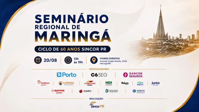 Seminário Regional de Seguros leva debates sobre inovação, gestão de riscos e futuro do mercado a Maringá Notícias,Seminário Regional de Seguros