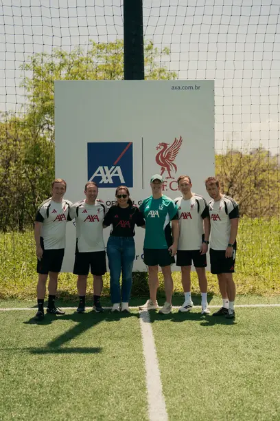 AXA promove treino com Liverpool FC no Mês do Corretor Eventos,Notícias,Seguros,axa no brasil,Liverpool FC