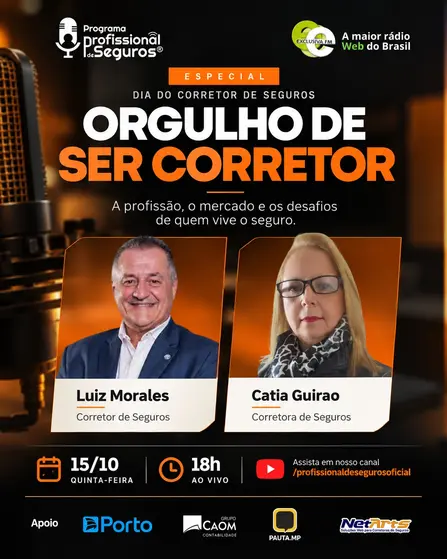 Programa Profissional de Seguros realiza especial em homenagem ao corretor Seguros Gerais,Catia Guirao,Corretor de Seguros,Dia do Corretor,Luiz Morales,Mercado de Seguros,Profissional de Seguros,Programa Profissional de Seguros,seguro,Seguros,Setor de Seguros