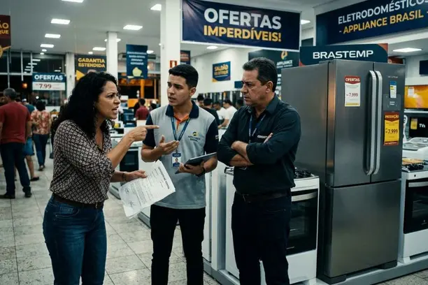 Cliente compra geladeira parcelada e descobre que vendedor embutiu taxa extra de R$ 400 reais de garantia estendida de forma escondida Notícias