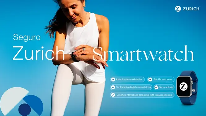 Zurich lança seguro digital para smartwatch Seguros Gerais,assessorias em seguros,Corretor de Seguros,lucro líquido,Mercado de Seguros,Mordor Intelligence,planos de saúde,Proteção veicular,Roberto Naddeo,seguradoras,seguro,Seguros,Sidemar Spricigo,smartwatch,Zurich
