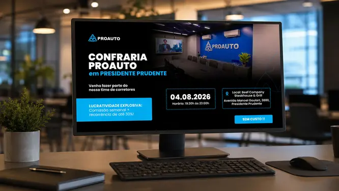 PROAUTO realiza Confraria em Presidente Prudente e reforça presença no mercado regional Auto & Serviços,assessorias em seguros,Corretor de Seguros,Leandro Costa Ramos,lucro líquido,Mercado de Seguros,planos de saúde,PROAUTO,Proteção veicular,seguradoras,seguro,Seguros