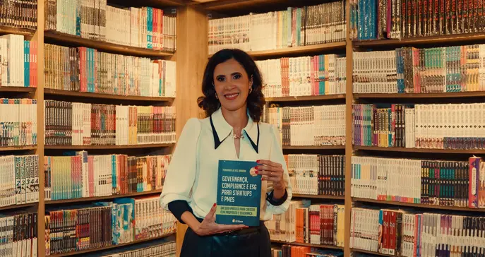 Livro aborda governança e ESG para PMEs e startups Notícias,Seguros,Compliance e ESG para Startups e PMEs – Um guia prático para crescer com propósito e segurança,esg,Fernanda Romero,Livro Governança,PMEs,startups